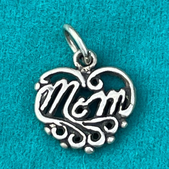 Vintage Jewelry - Vintage sterling MOM charm/pendant